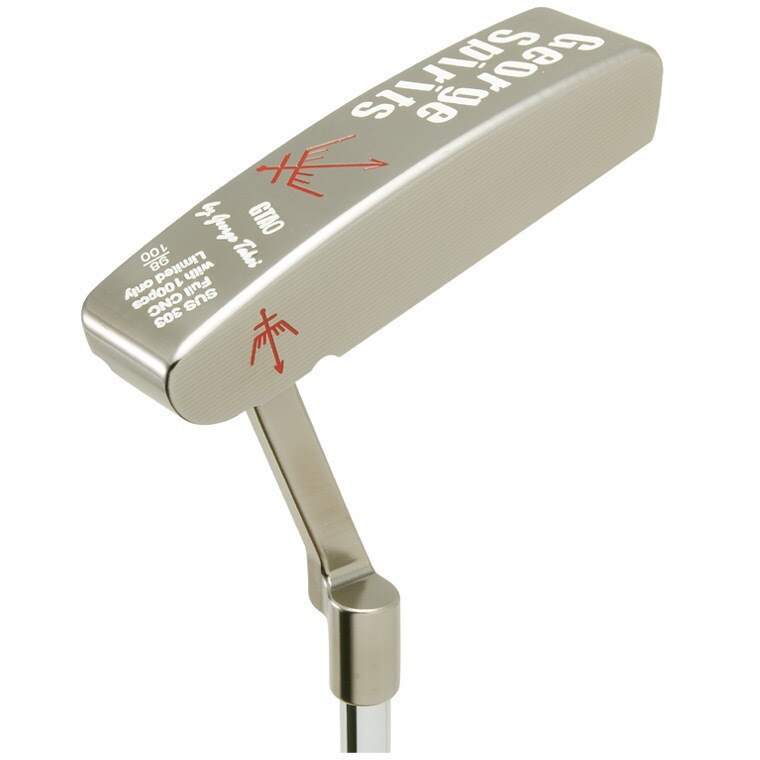 ジョージスピリッツ　ピン型　パター　限定　リシャフト品 ジョージスピリッツ ピンパター ジョージスピリッツ ピン型 パター