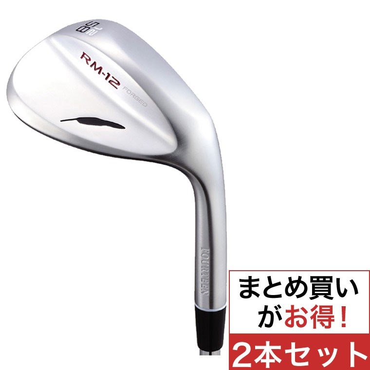 RM-12 ウェッジ ニッケルクロムメッキ 2本セット ダイナミックゴールド(ウェッジ（単品）)|RM-12(フォーティーン)の通販 -  GDOゴルフショップ(0000436339)