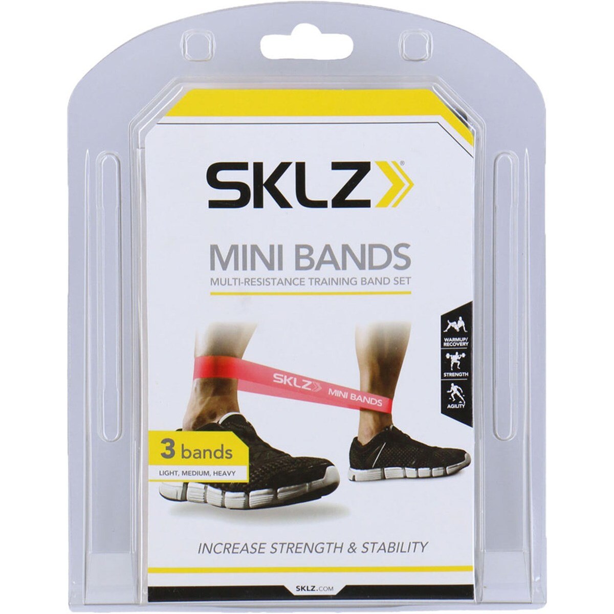 トレーニングチューブ ミニバンド 3個セット(フィットネス)|SKLZ