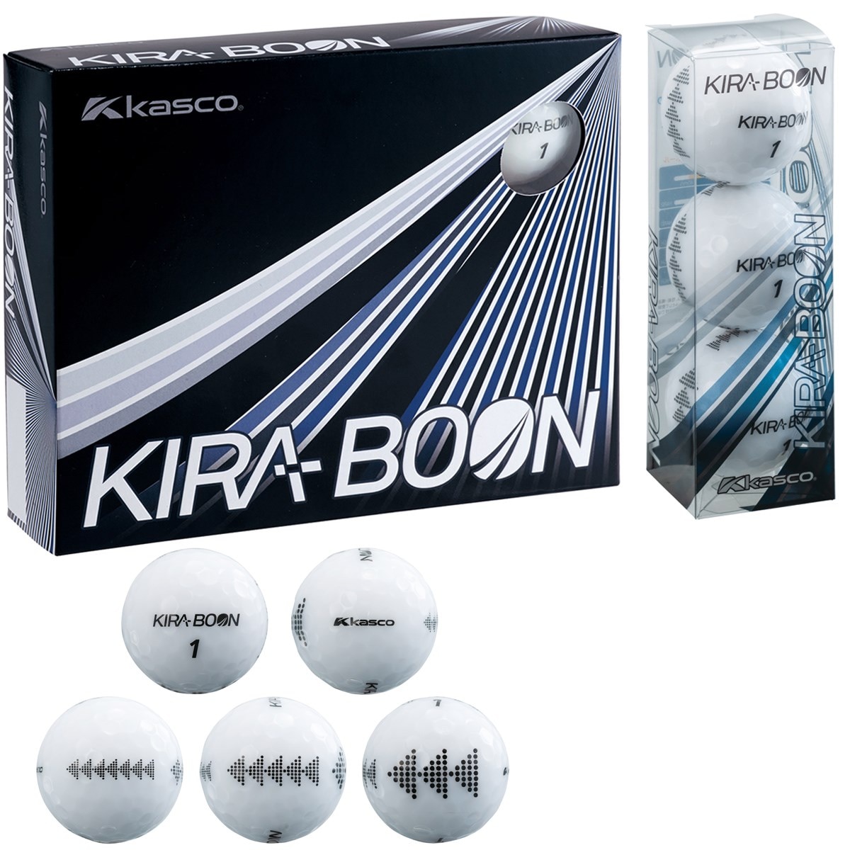 【新品】ゴルフボール11球セット キャスコKIRAギフト ＆ 人気3メーカー kasco（キャスコ） KIRA DIAMOND 2（キラダイヤモンド 2）ゴルフボール