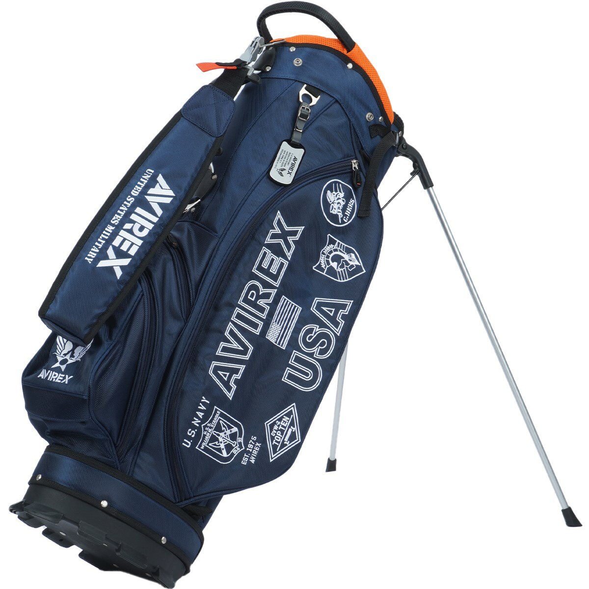 1円☆AVIREX GOLF アビレックス ゴルフ スタンド キャディバッグ 1円☆AVIREX GOLF アビレックス ゴルフ スタンド キャディバッグ