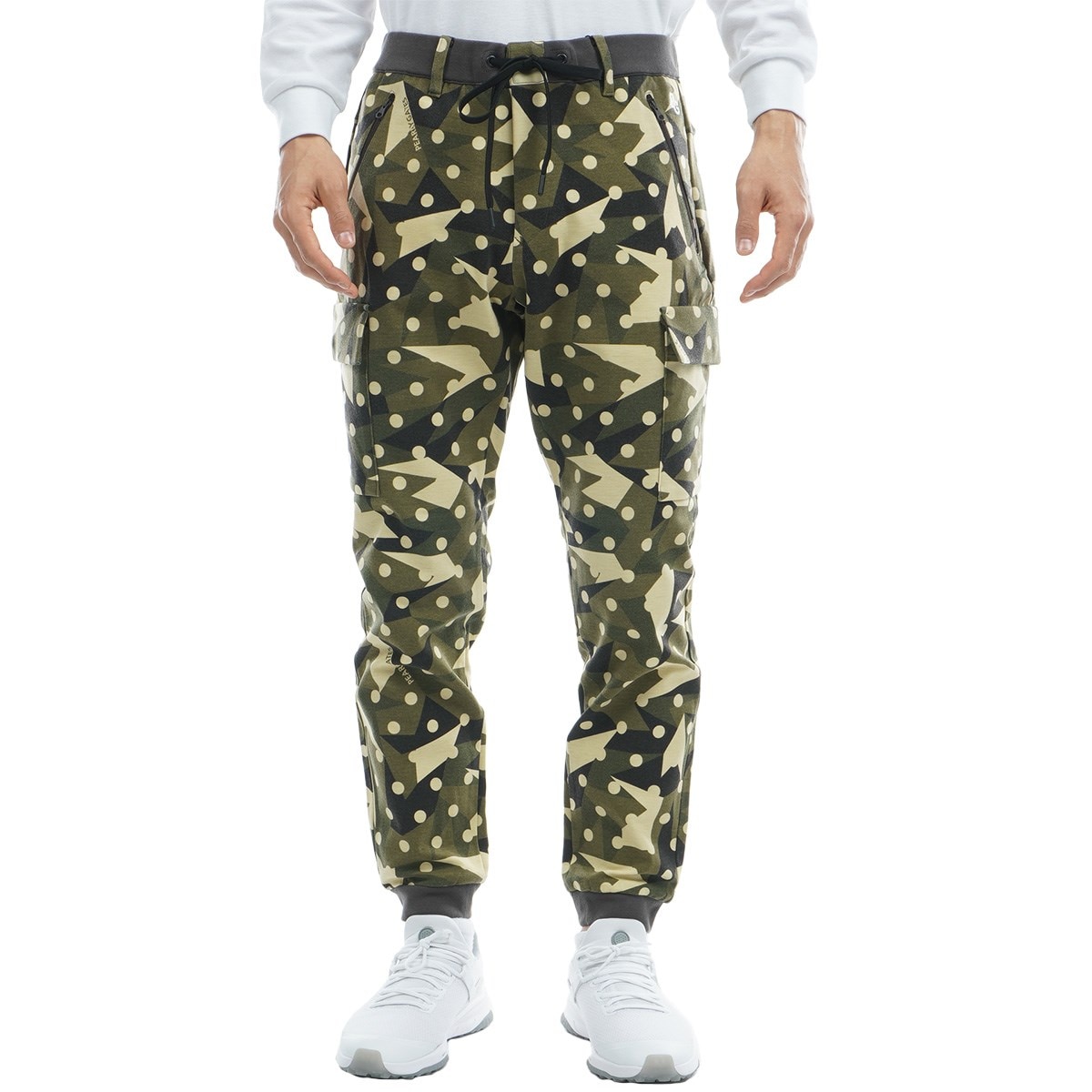 4 パーリーゲイツ カモドット柄 ストレッチ ラグウォーム ジョガーパンツ セール・アウトレット】ラグウォーム カモドット柄パンツ(ロングパンツ