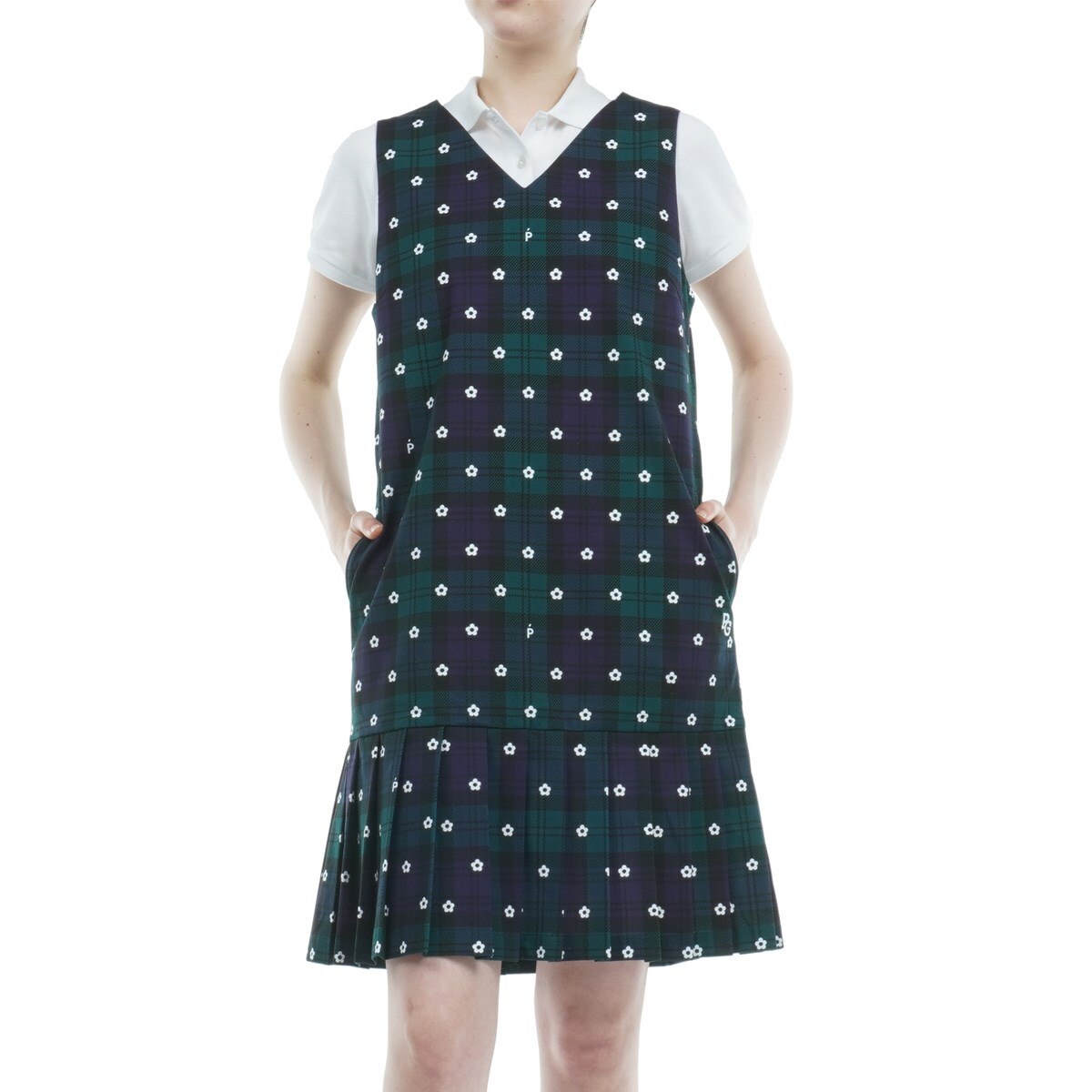 セール・アウトレット】TEXBRID 格子 ドットデイジー柄