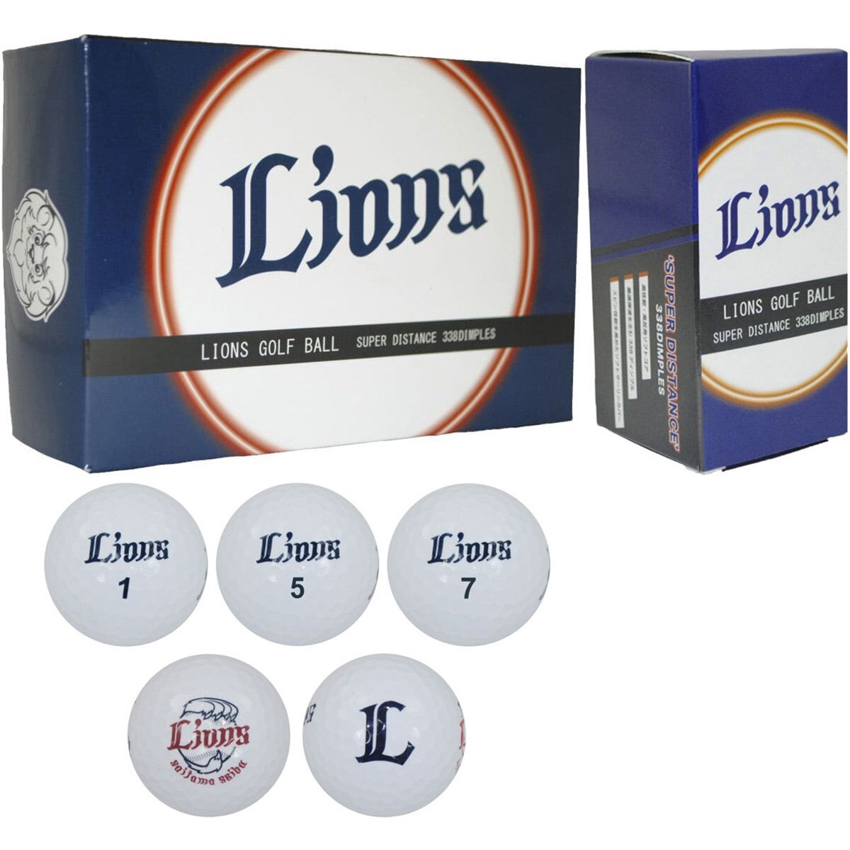 埼玉西武ライオンズ ゴルフボール 半ダース(ボール（新品）)|その他