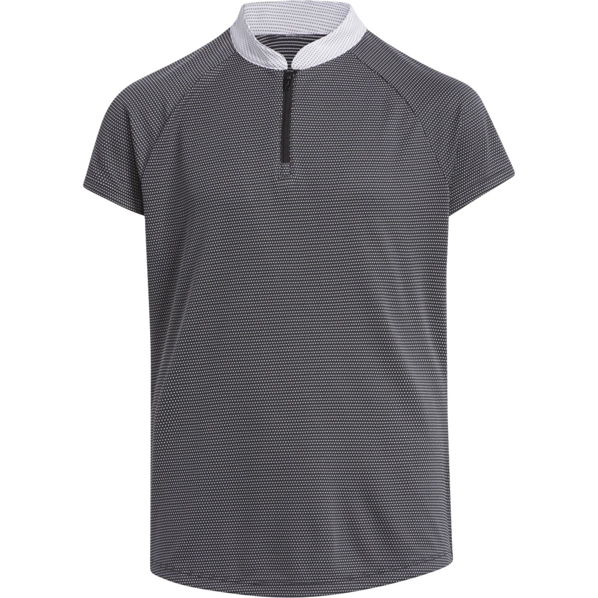 セール・アウトレット】GIRLS ハーフジップ半袖ポロシャツ(半袖シャツ