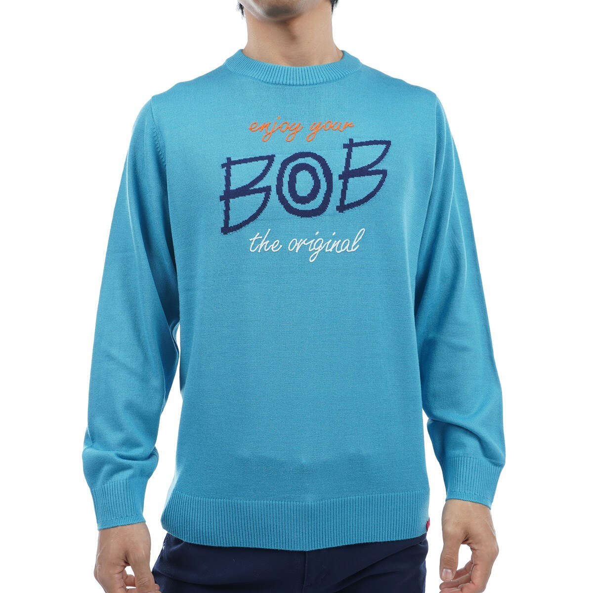 セール・アウトレット】BOBロゴ クルーネックセーター(中間着