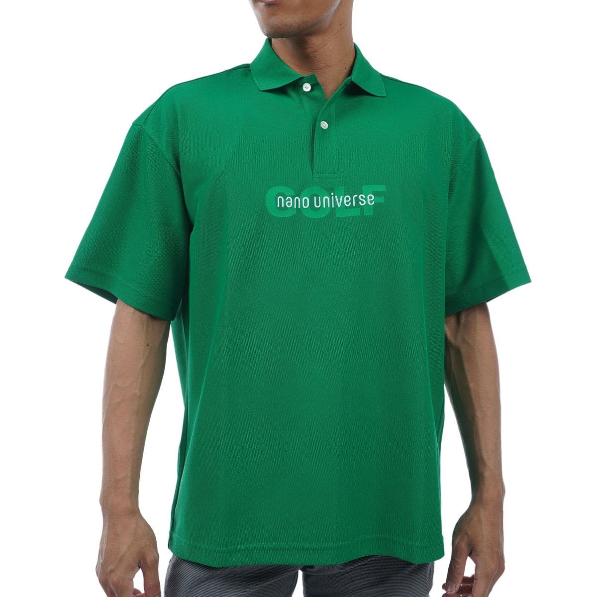 セール・アウトレット】ワイドロゴ 半袖ポロシャツ(半袖シャツ