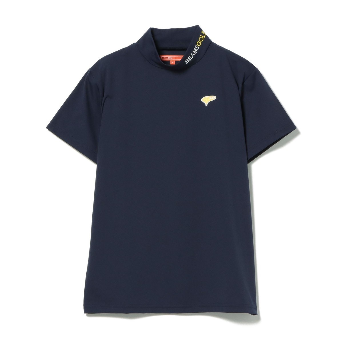 BEAMS GOLF ORANGE LABEL ワンポイント モックネックシャツ レディス