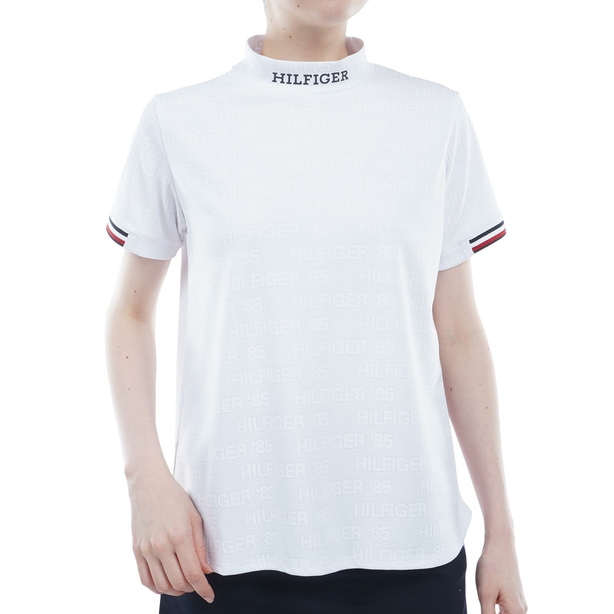 210※PGG 定価18,700円 半袖シャツ Tシャツ ホワイト 白 4 M 半袖】パイロットシャツ 形態安定・幾何学柄白ドビー｜両胸