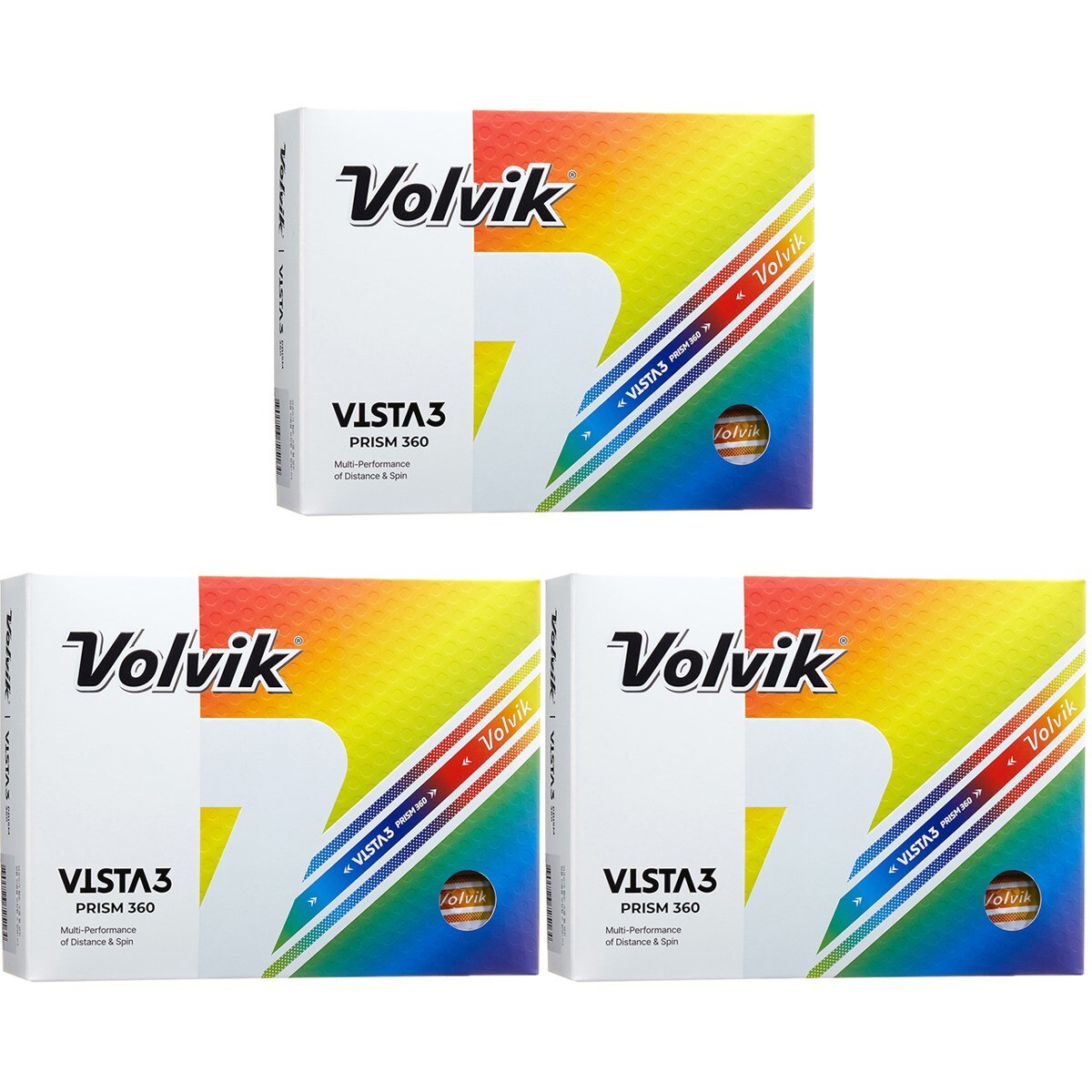 VISTA3 PRISM 360 ボール 3ダースセット(ボール（新品）)|Volvik