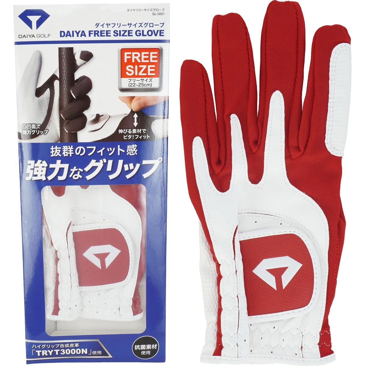 ダイヤ(DAIYA) ゴルフグローブ フリーサイズゴルフグローブ US PGA グローブ 3003 右手 メンズ GL-3003 R 2zzhgl6 Amazon | ダイヤ(DAIYA) ゴルフグローブ フリーサイズゴルフ