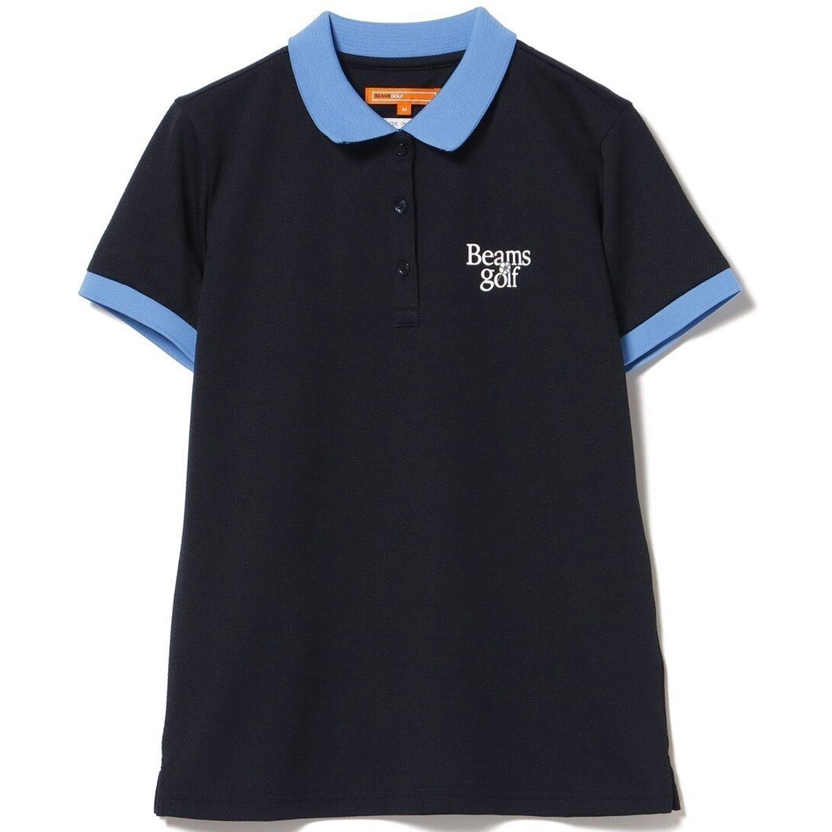 BEAMS GOLF ORANGE LABEL 襟裏 ジャカード ポロシャツ 24SS レディス(ポロシャツ)