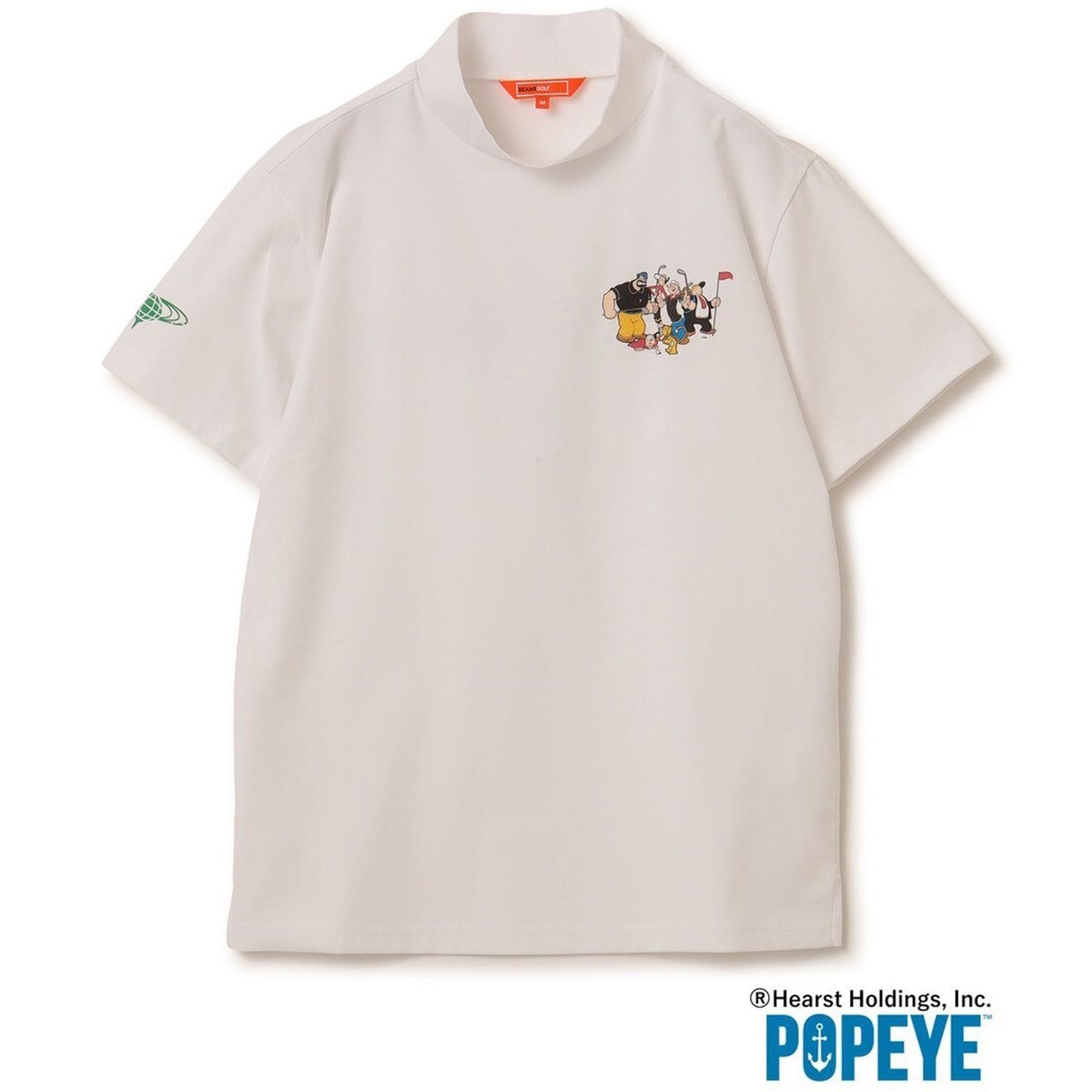 BEAMS GOLF POPEYE(TM)モックネックシャツ レディス(半袖シャツ
