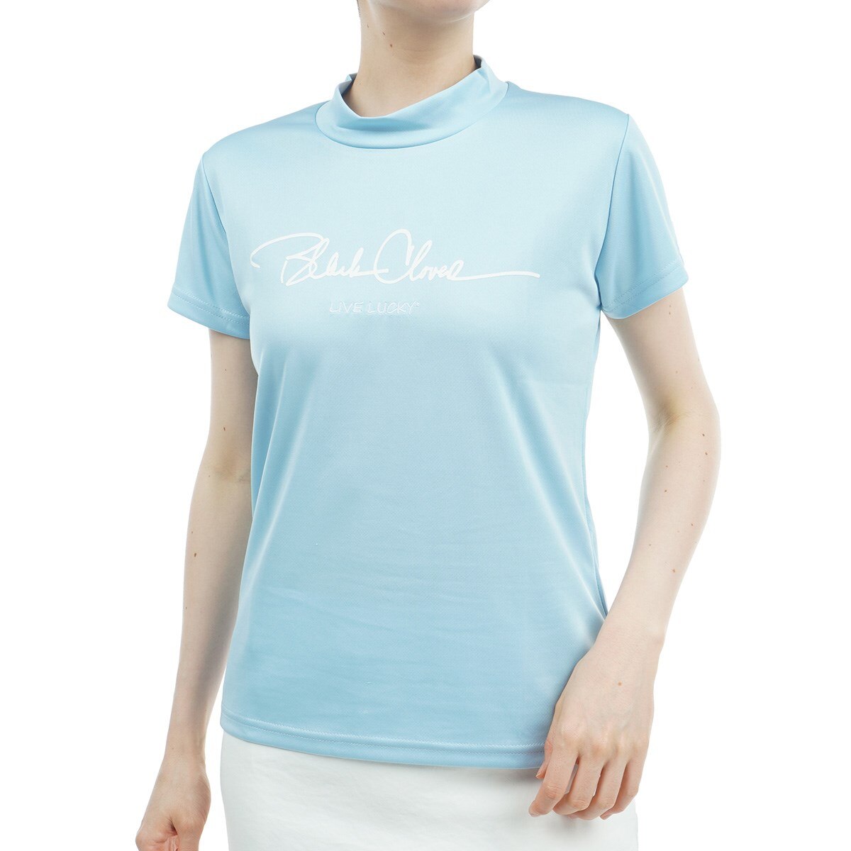 セール・アウトレット】I-LINE モックネック半袖Tシャツ レディス(半袖  