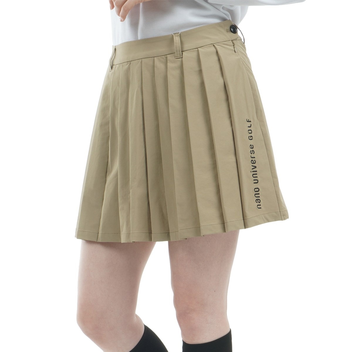 セール・アウトレット】ミニコールストレッチ プリーツスカート