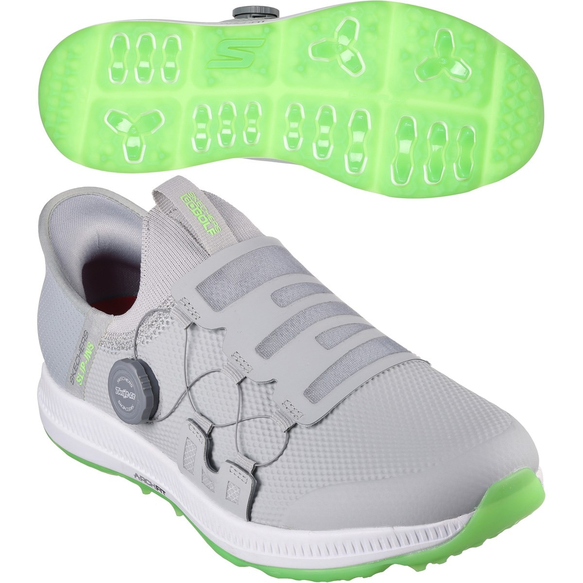 GO GOLF ELITE 5 SLIP'IN ゴルフシューズ(【男性】シューズ)|SKECHERS(スケッチャーズ) 214066の通販 - GDO ゴルフショップ(0000750519)