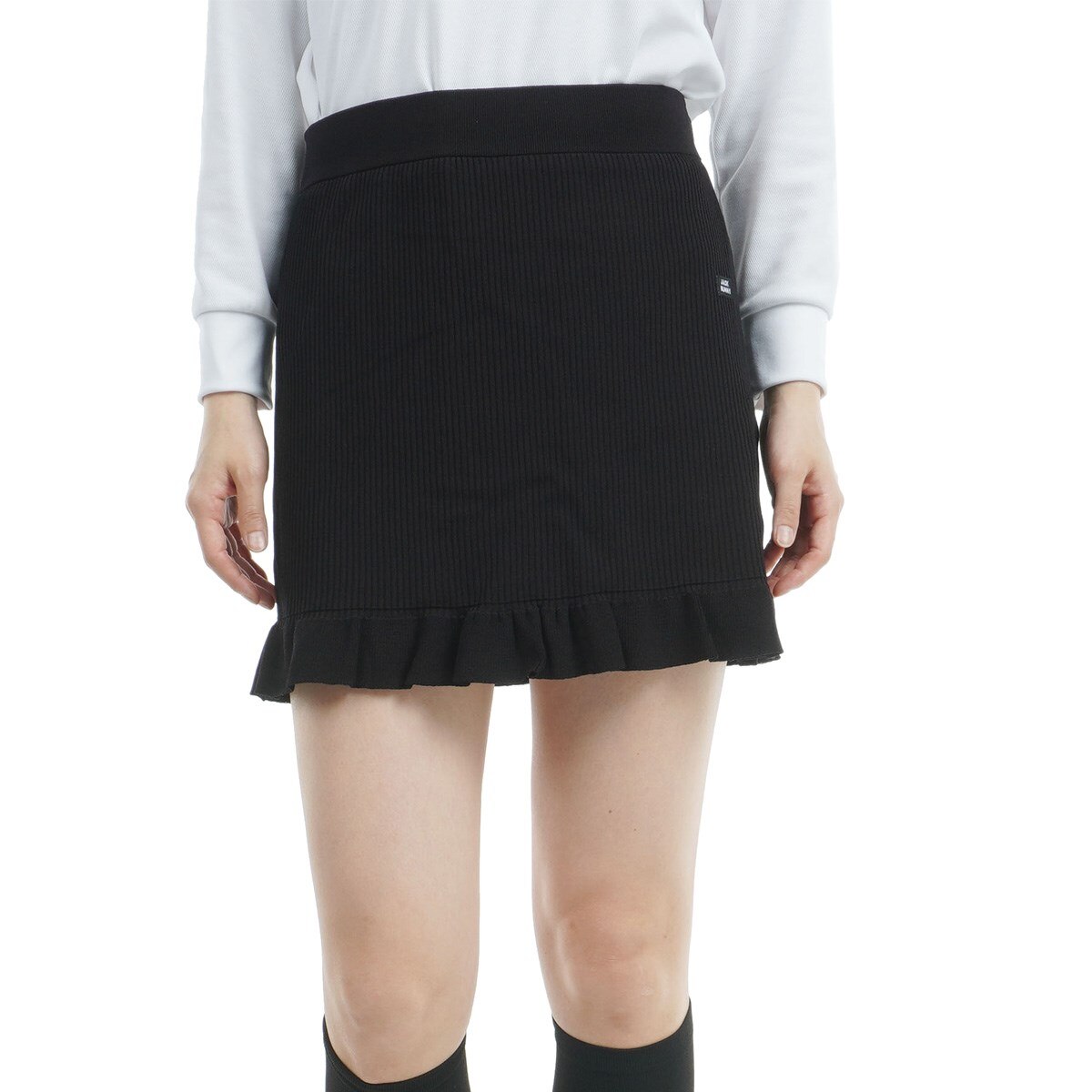 新品 ジャックバニー ゴルフウェア 裏総針ニットスカート ジャックバニー 天竺プリーツニットスカート 263-5134128