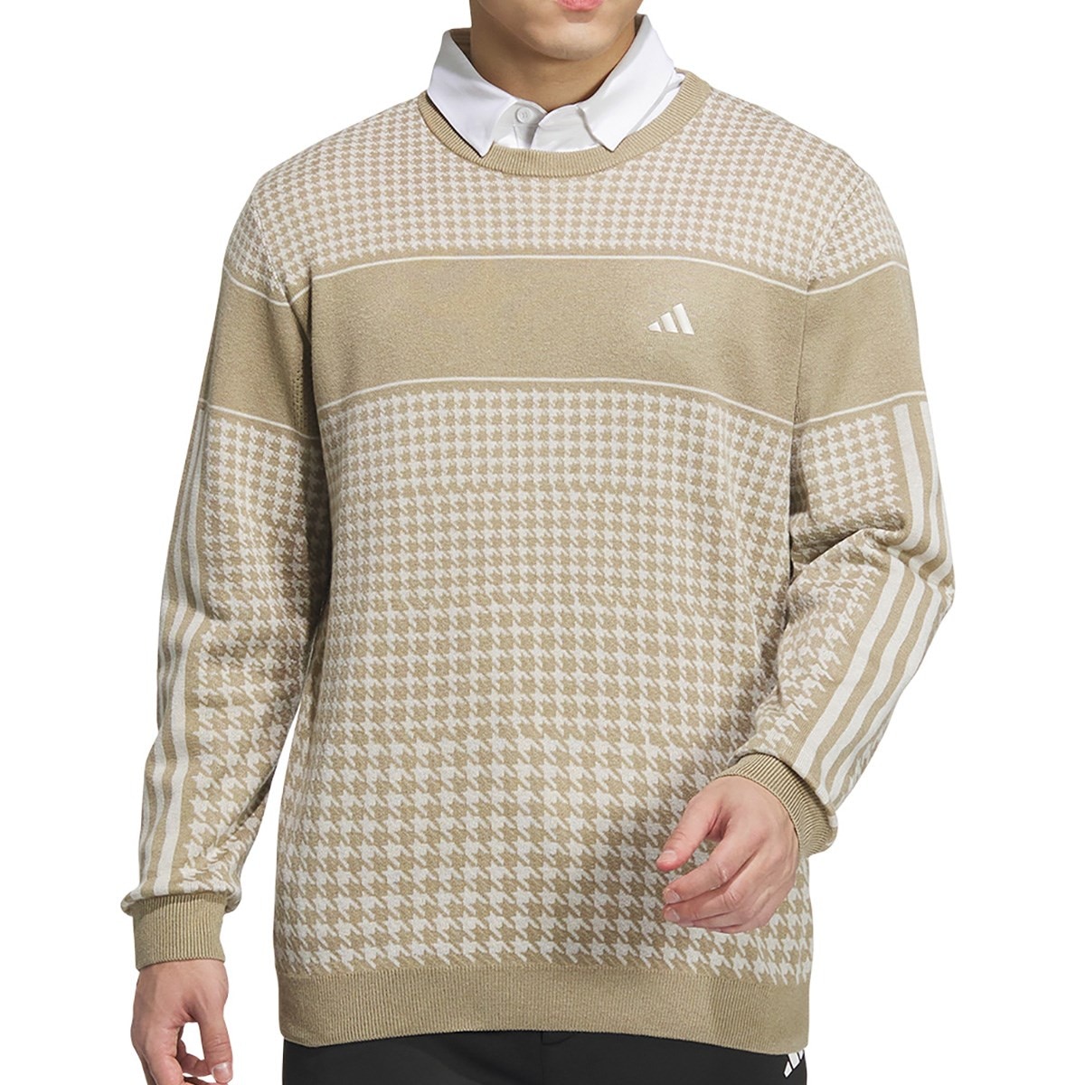 adidas ハウンドトゥースニットセーター S セットアップ adidas