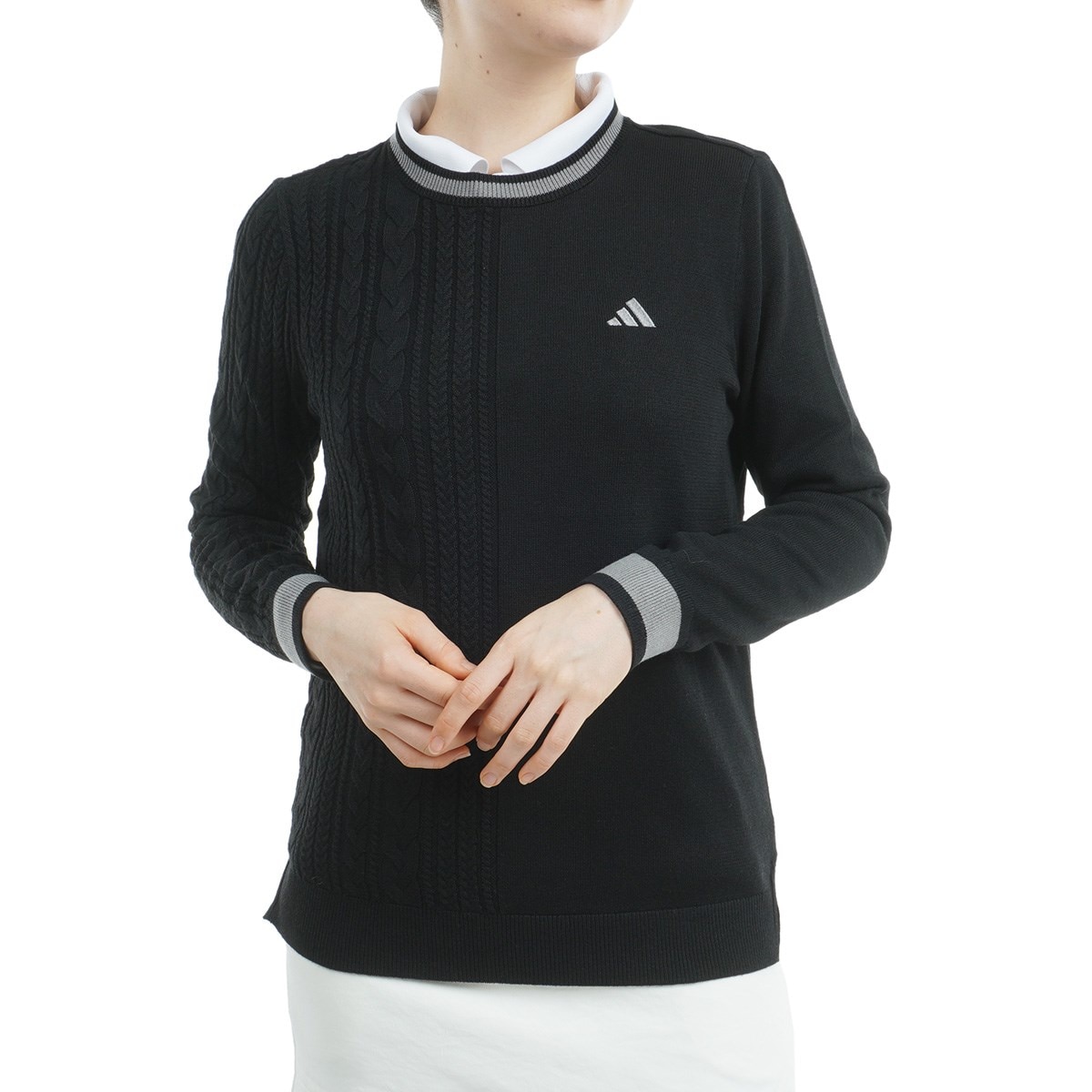 【新品未使用】adidas golf 長袖 クルーネック セーター　Lサイズ　黒 imgrc0188740853.jpg