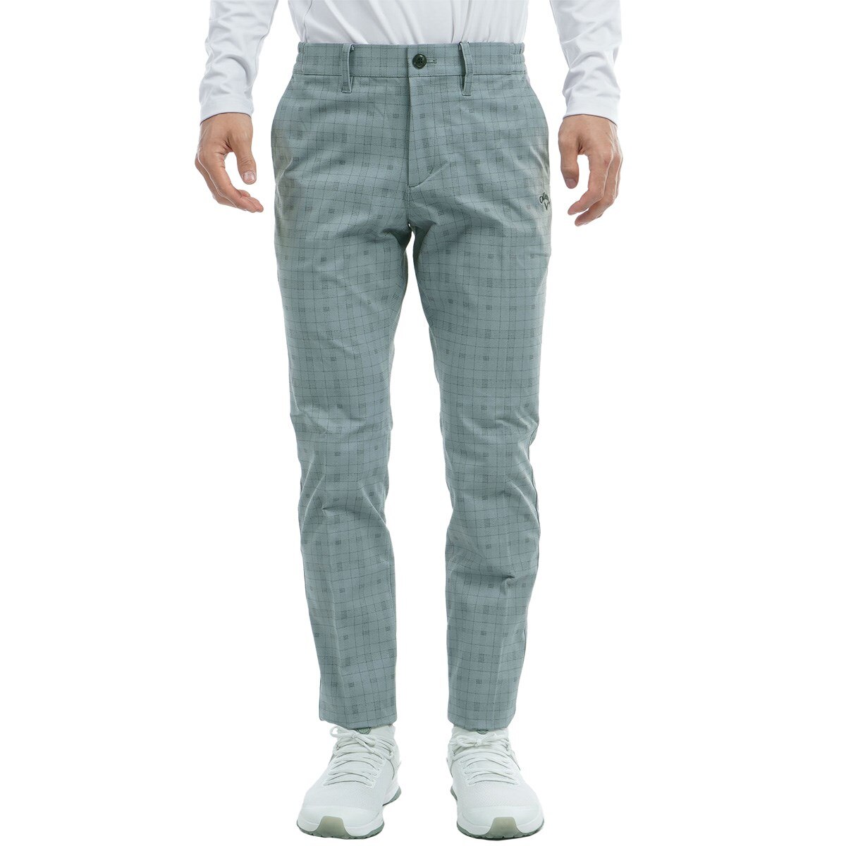 セール・アウトレット】ストレッチ ドットプリントパンツ(ロングパンツ