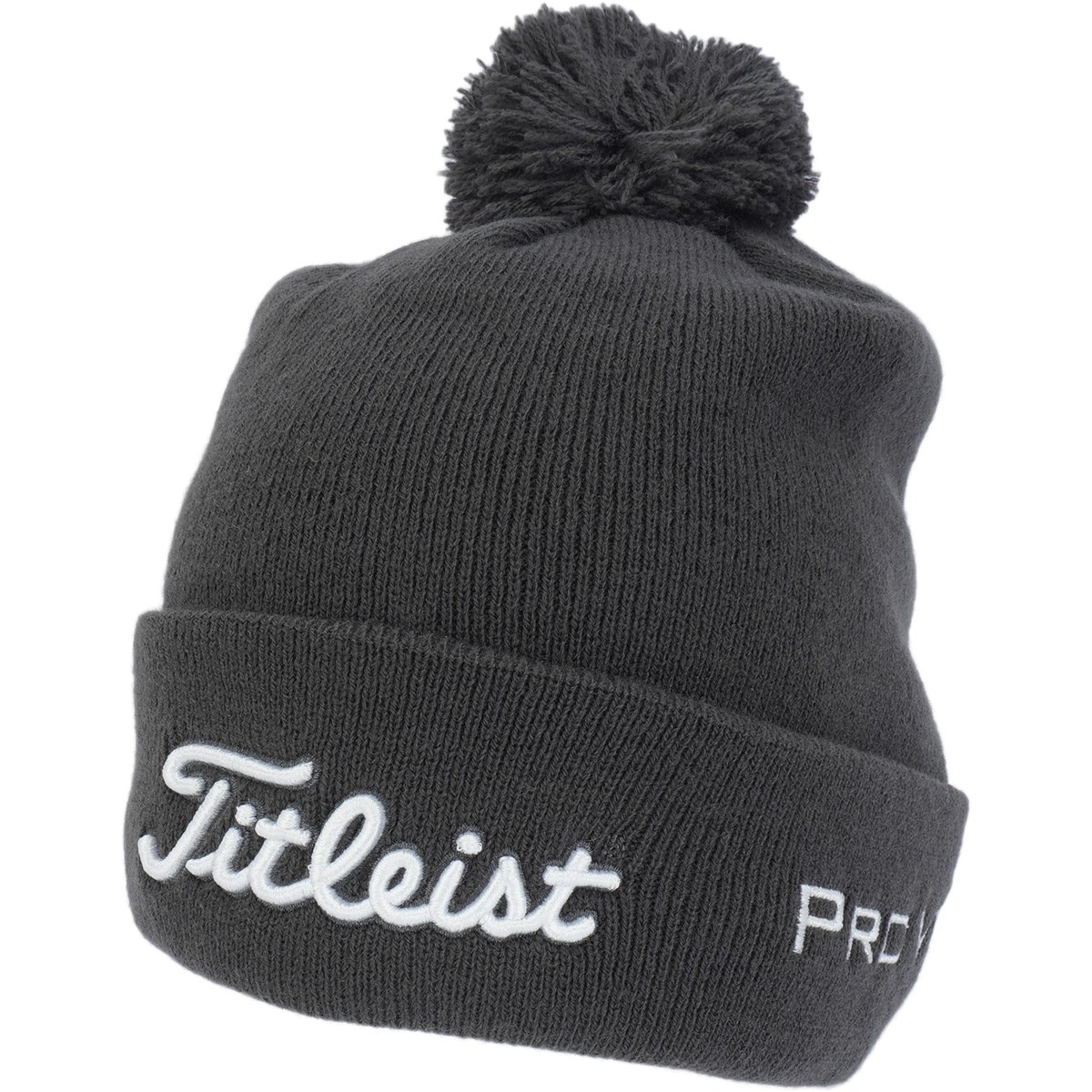 タイトリスト ロゴ ニット プルオーバー ブラック メンズ サイズＳ ツアー ポンポン ビーニー(【男性】その他帽子)|TITLEIST(タイトリスト