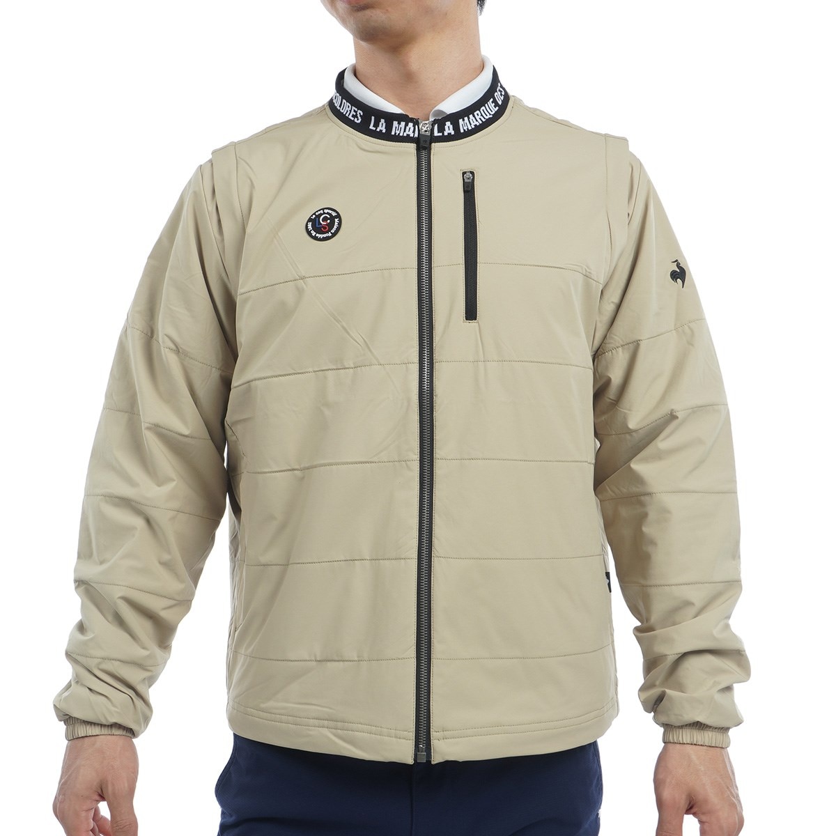 ストレッチフォーサー 裏起毛 ノーカラー2WAYブルゾン(アウター(ブルゾン、ウインド、ジャケット))|Le coq sportif  GOLF(ルコックスポルティフ ゴルフ) LG4FWB06Mの通販 - GDOゴルフショップ(0000753521)