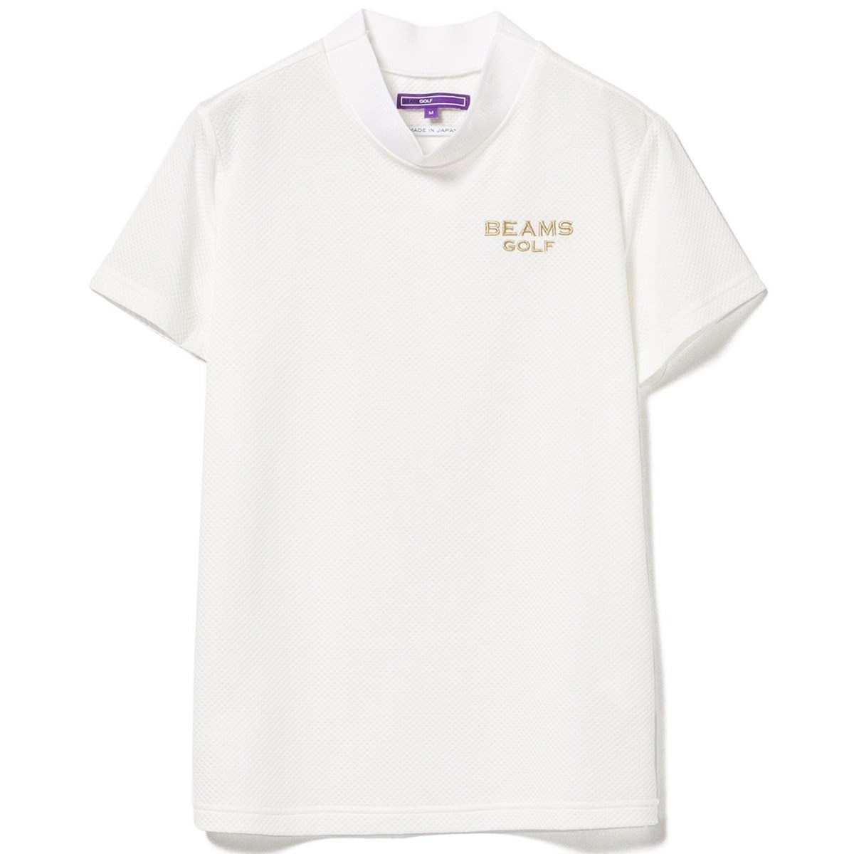 BEAMS GOLF ビームスゴルフ 半袖シアサッカーシャツ　L 切替 BD BEAMS GOLF ビームスゴルフ シアサッカー 半袖シャツ ロゴ刺繍