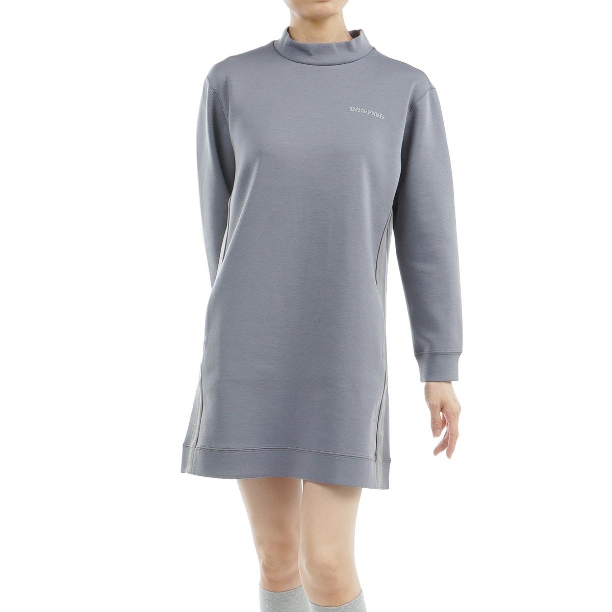 ⭐️ブリーフィング　モックネックワンピース⭐️ BRIEFING ネイビー ワンピース Sサイズ BRIEFING GOLF ブリーフィング
