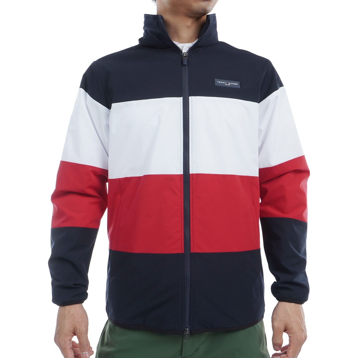 ストレッチ シグネチャーストライプ ウインドジャケット(アウター(ブルゾン、ウインド、ジャケット))|TOMMY HILFIGER GOLF(トミー  ヒルフィガー ゴルフ) THMA450の通販 - GDOゴルフショップ(0000756638)