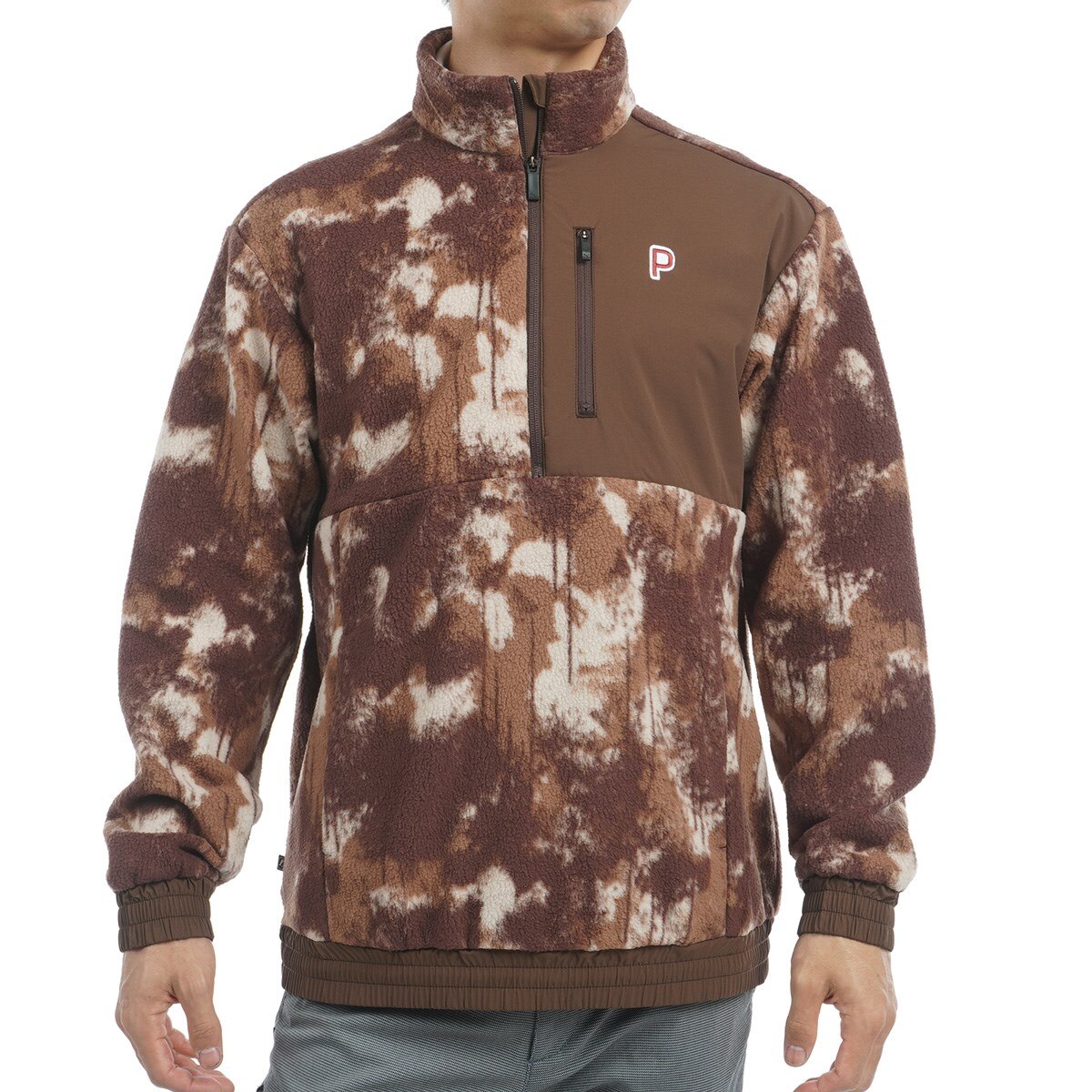 PC スプラッシュプリント フリースプルオーバー(中間着(セーター