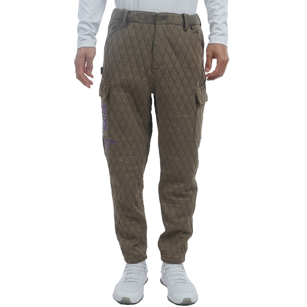 美品】パーリーゲイツ PEARLY GATES キルティングパンツ 2ネイビー