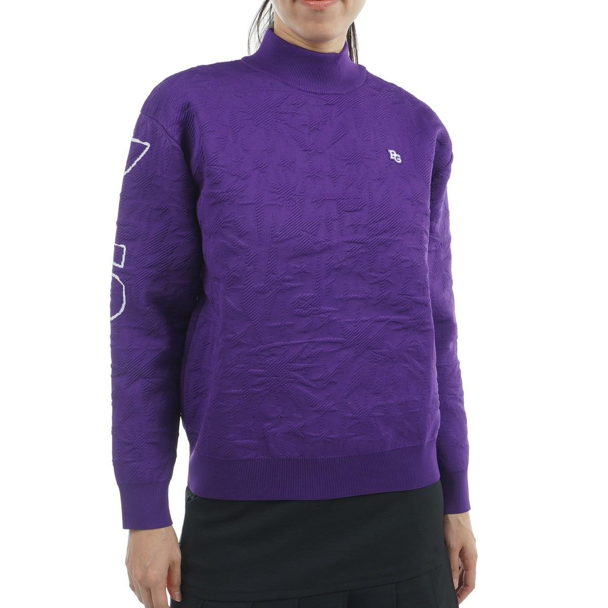 パーリーゲイツ 長袖 ニット セーター S 柄 ゴルフ ヴィンテージ