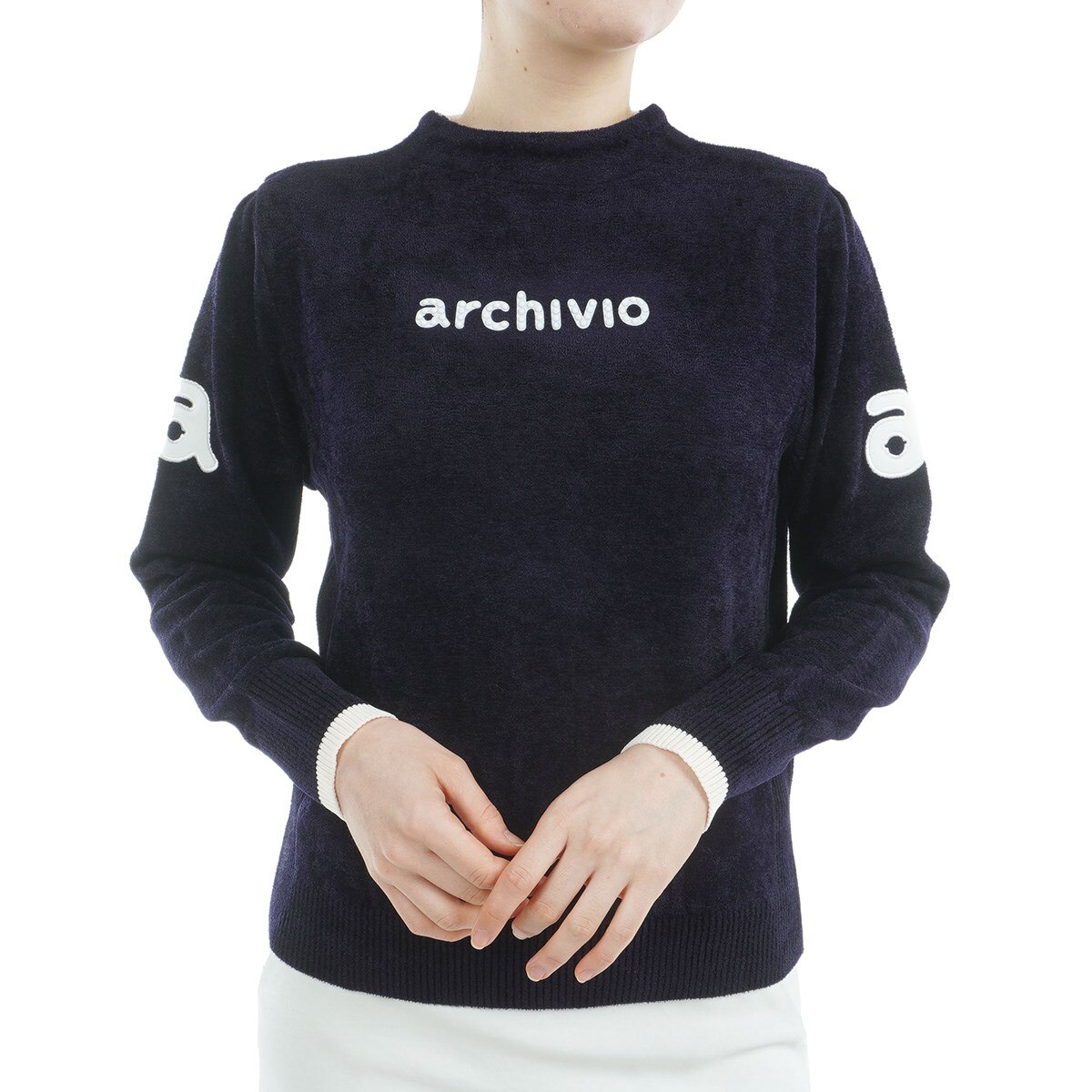 【保存版】 ARCHIVIO 黒 ニットセーター サイズM メンズウェア