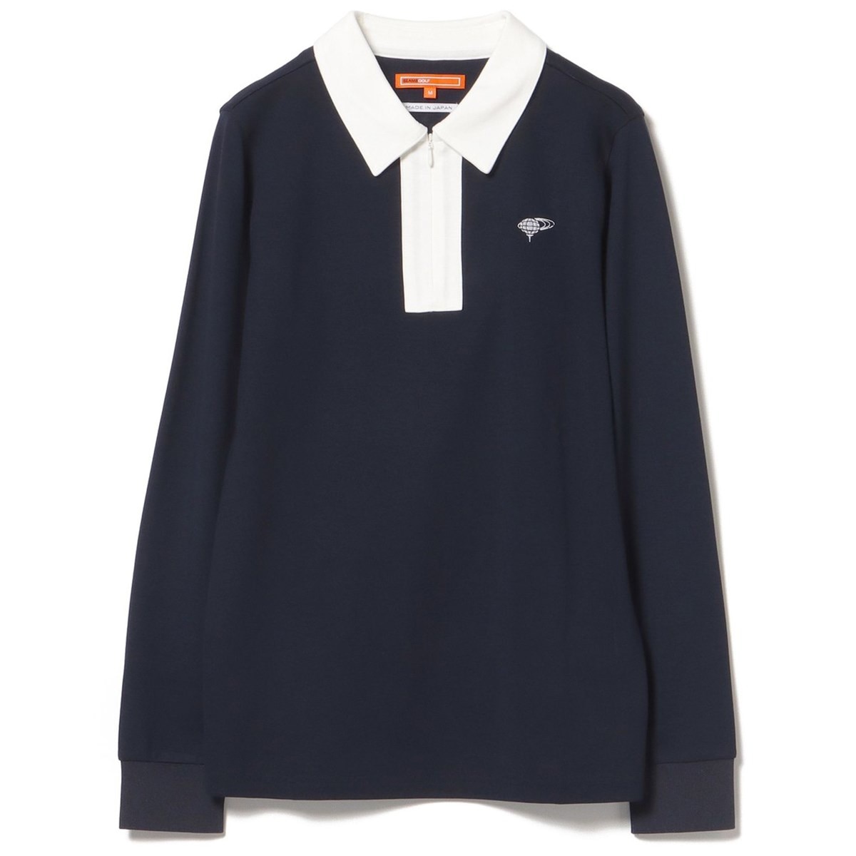 ORANGE LABEL バイカラー 長袖 ポロシャツ レディス(長袖シャツ