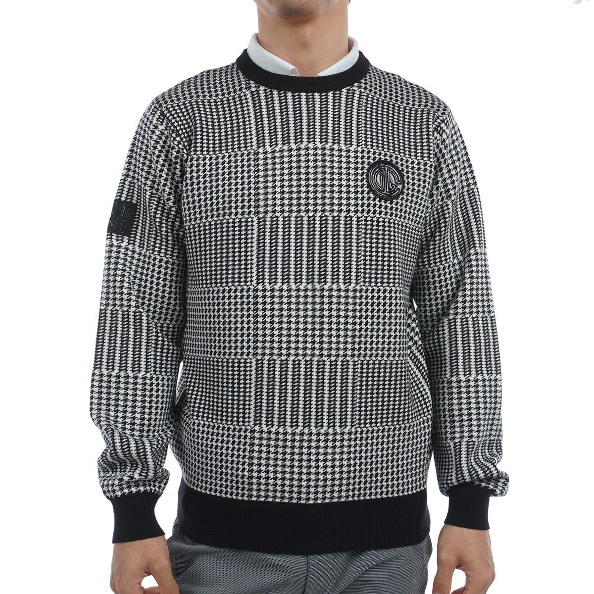 グレンチェック ハイゲージセーター(中間着(セーター、トレーナー