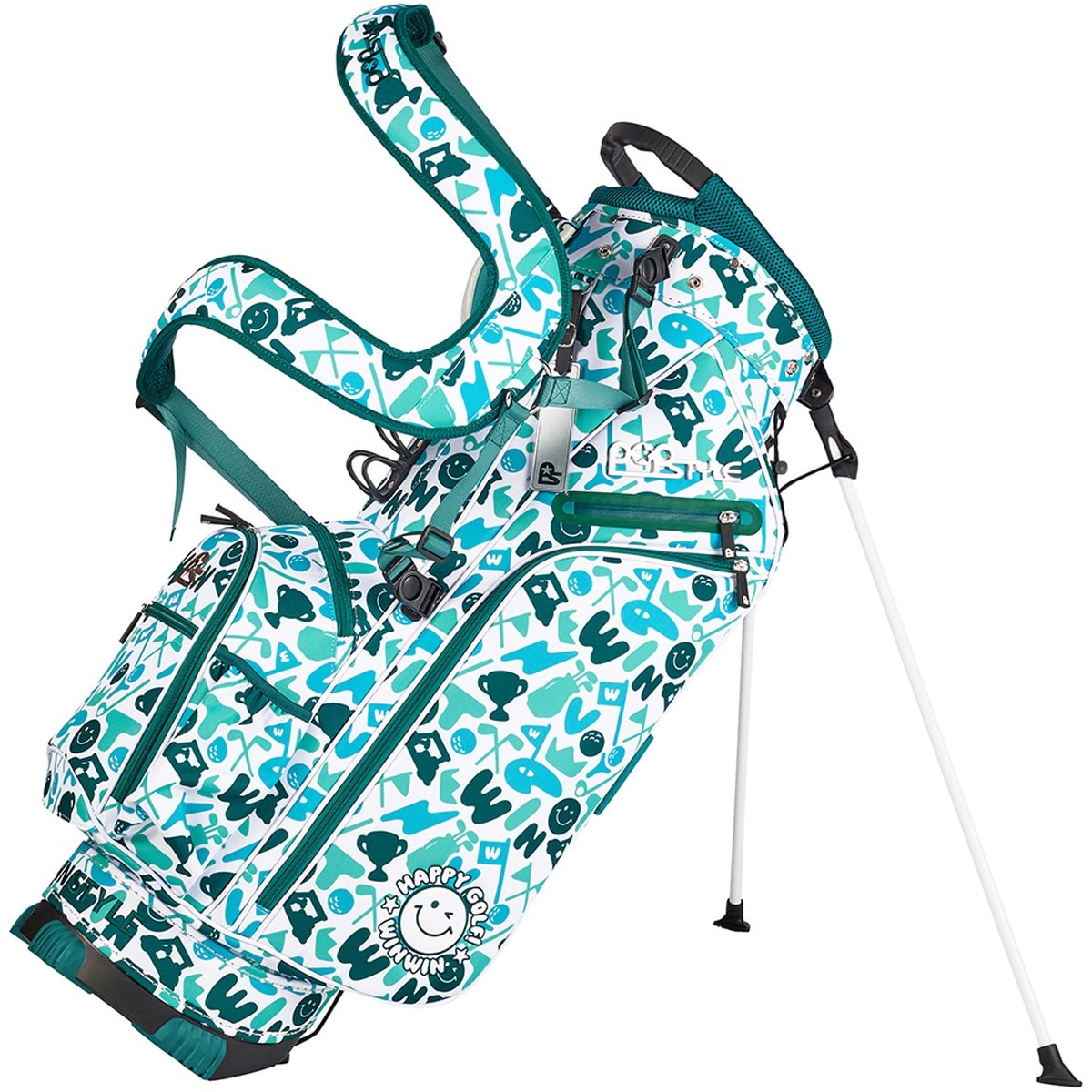 HAPPY GOLF スタンドキャディバッグ(【男性】キャディバッグ)|ウィン