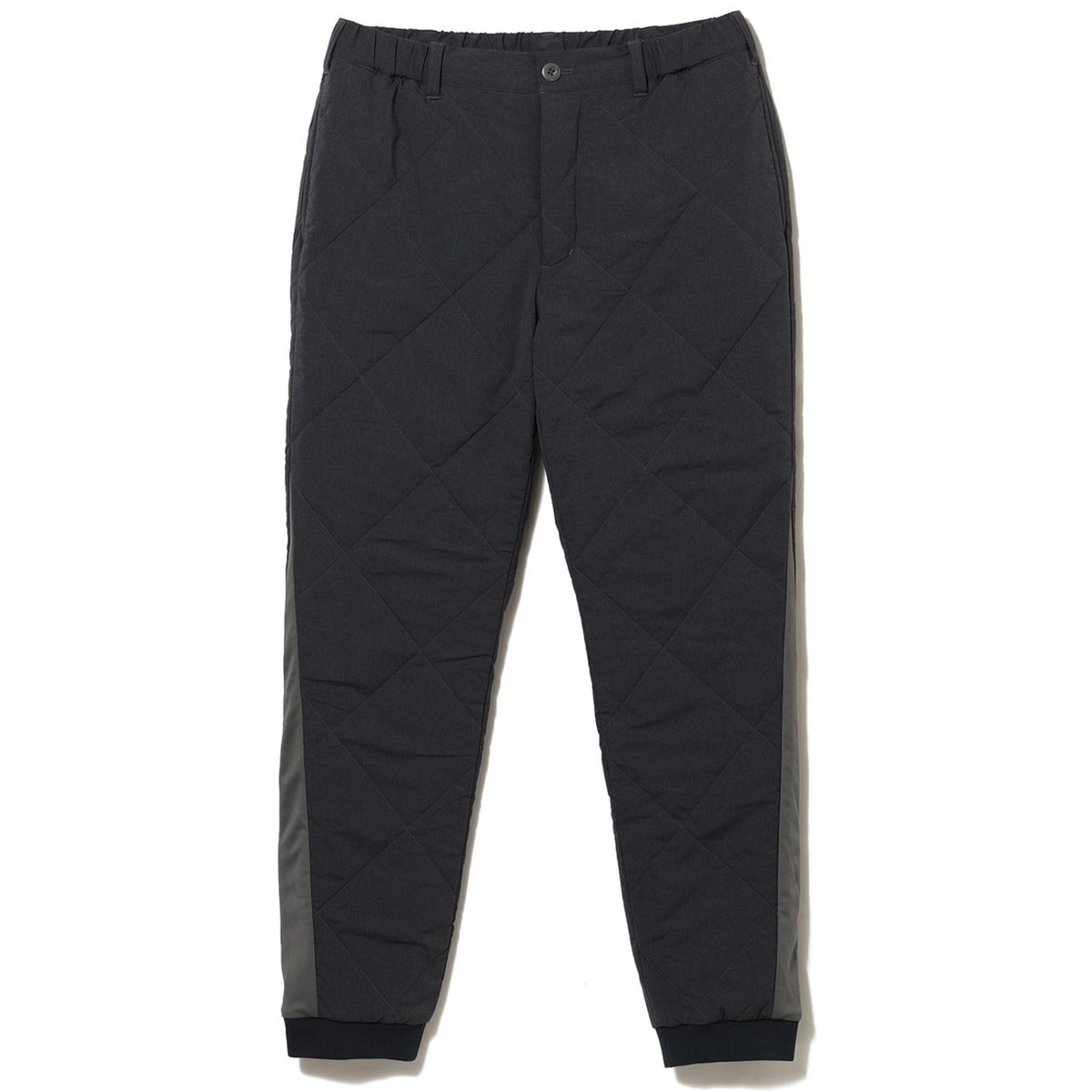 ORANGE LABEL 格子キルト 切り替え 裾リブパンツ(ロングパンツ)|BEAMS