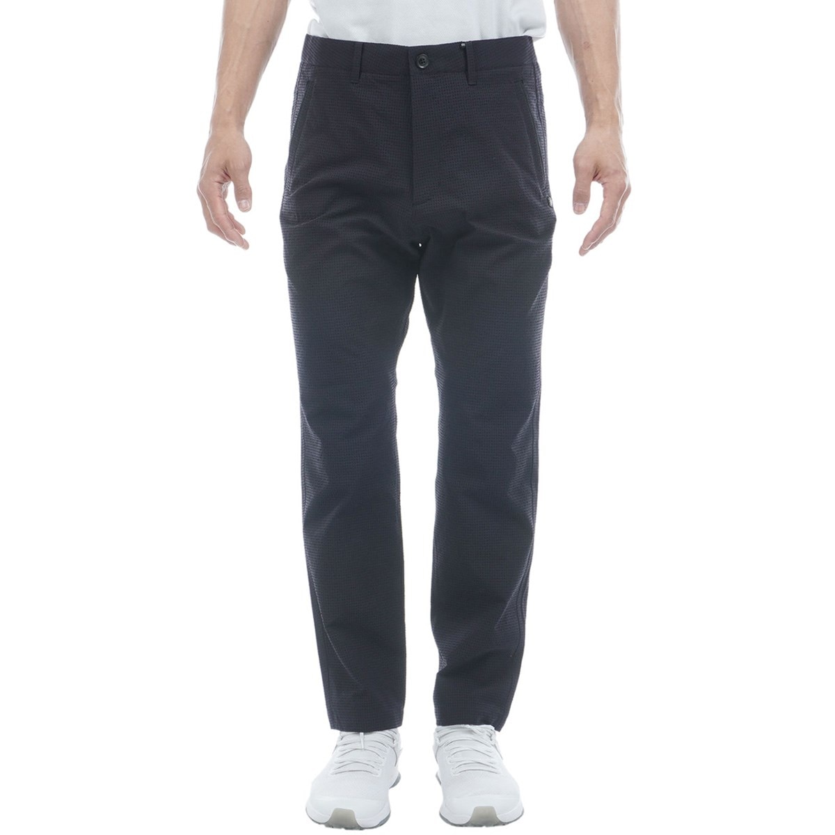 新品 セントアンドリュース イングリッシュ総柄 ストレッチ パンツ 黒 M 新品 セントアンドリュース イングリッシュ総柄 ストレッチ