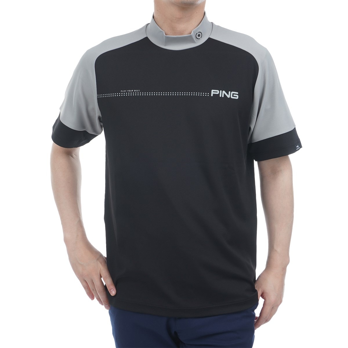 セール・アウトレット】クイックドライ UV 半袖ハイネックシャツ(半袖