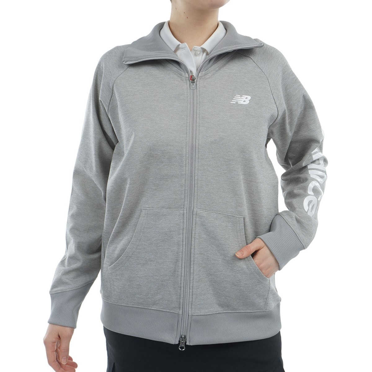 ニューバランス　New Balance　スウェットスタンドジップ ストレッチブルゾン　レディス スウェットスタンドジップ ストレッチブルゾン レディス(アウター