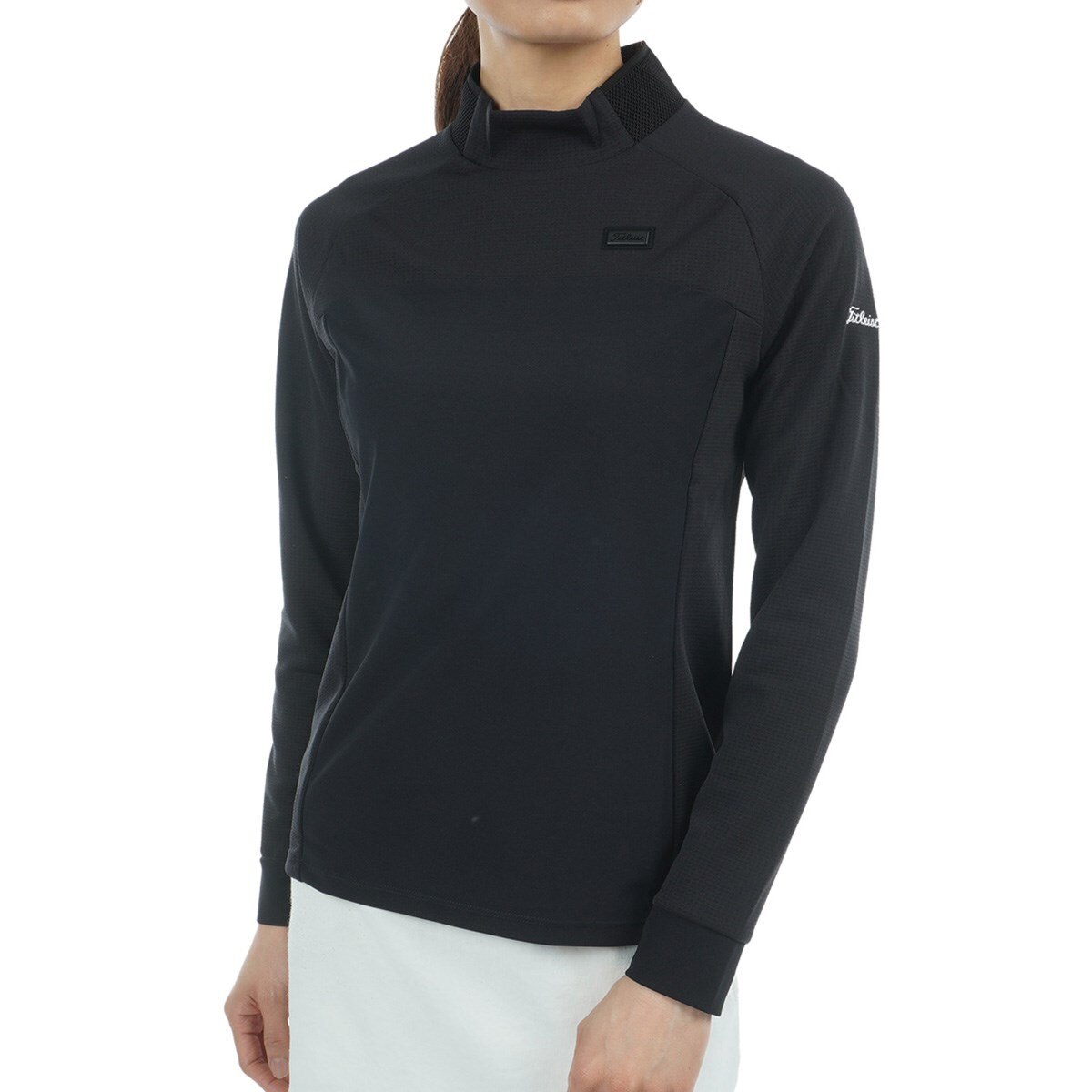 ストレッチ モックネック長袖シャツ レディス(長袖シャツ・ポロシャツ