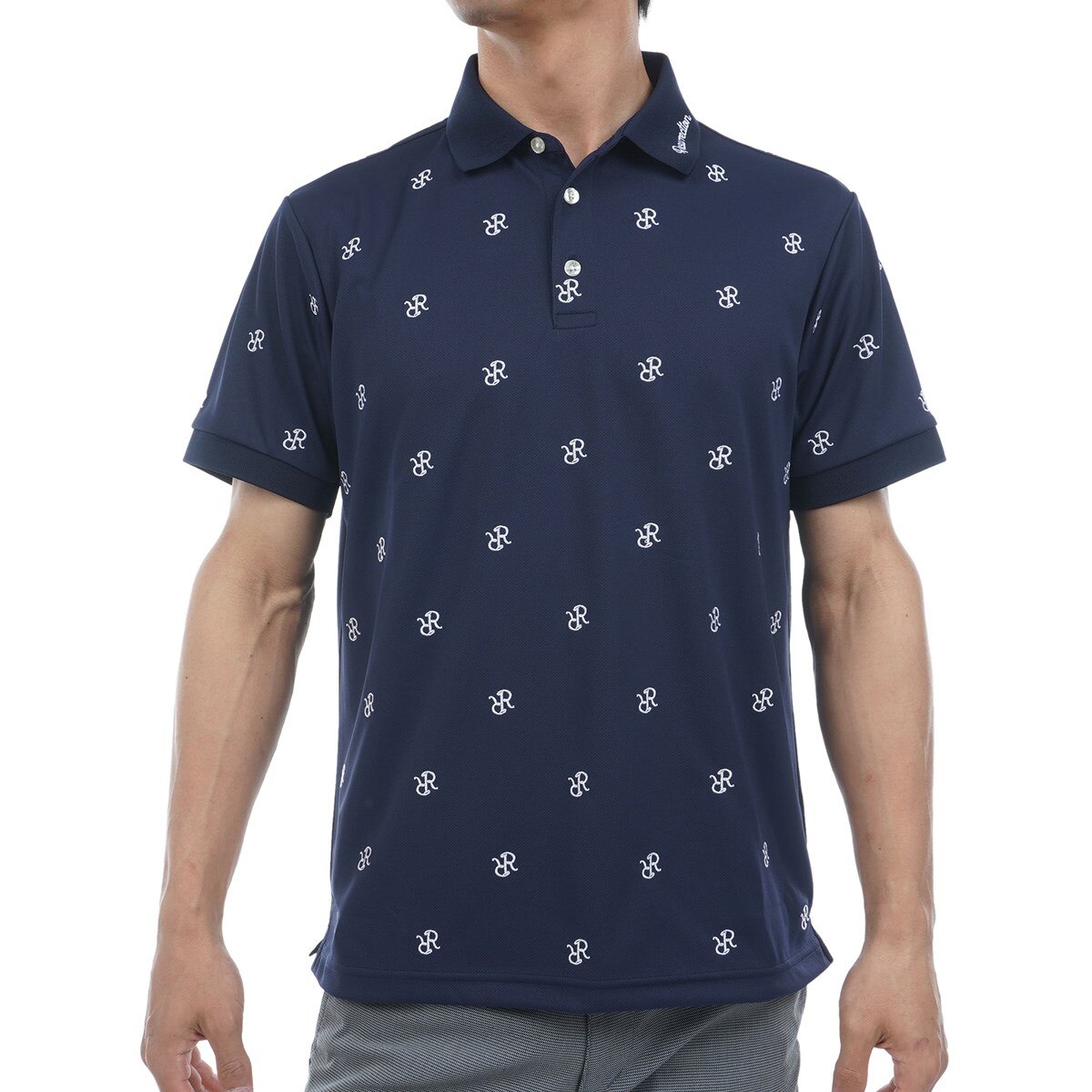 rough&swell ラフアンドスウェル　総柄　ポロシャツ　メンズ　M ゴルフ rough&swell/ラフアンドスウェルのチェック柄を使ったポロシャツを一挙