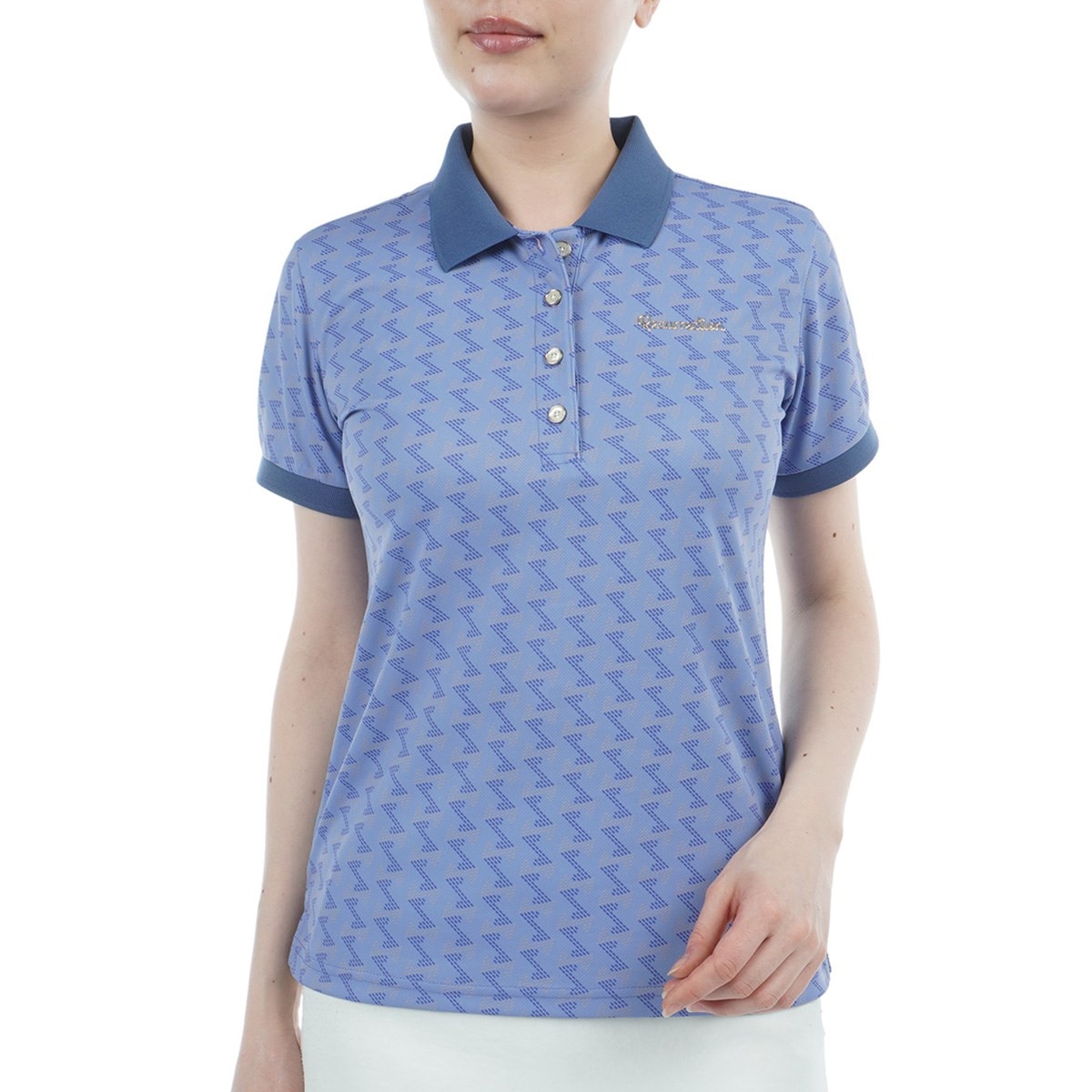 値下げ！RESURRECTION レザレクション 半袖 ポロシャツ　レディース Resurrection (レザレクション) バックライン半袖ポロシャツ