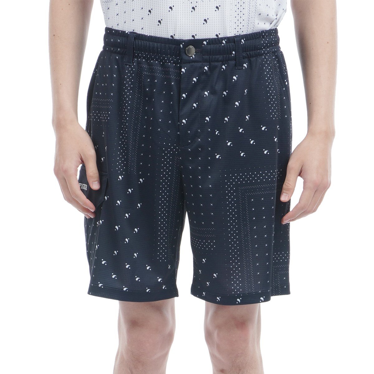 トミーヒルフィガー メンズ ロゴプリントショートパンツ トミー