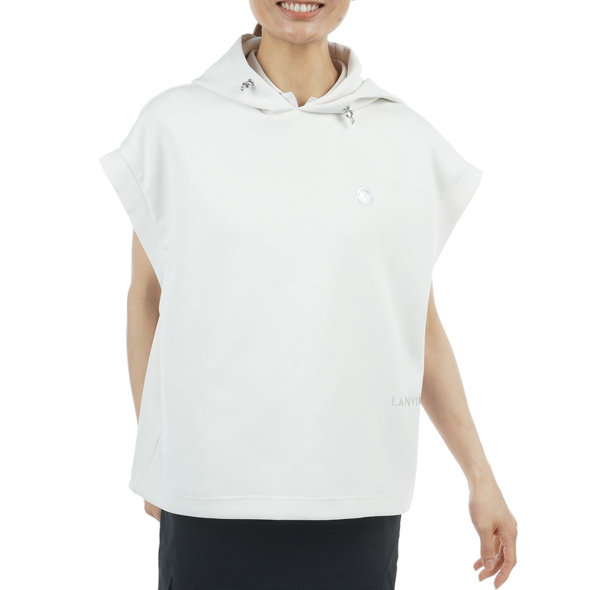 LANVIN SPORT フルオープンアウターベスト【はっ水】 -デサント