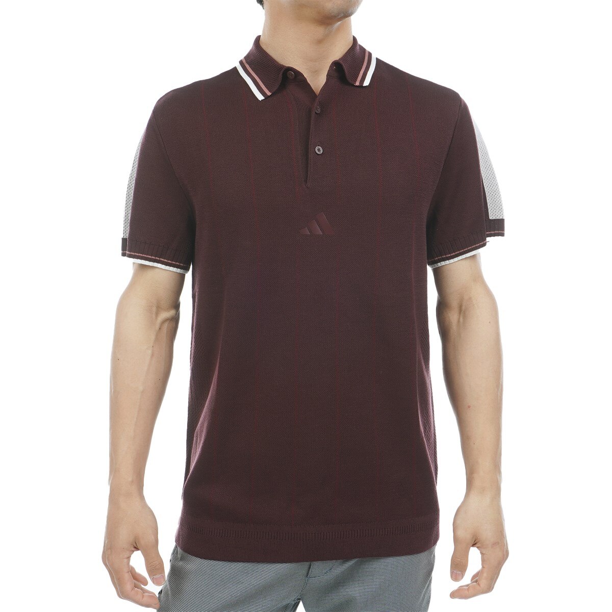 ビヨンド ザ コース ルーズフィット ニット半袖ポロシャツ(半袖シャツ