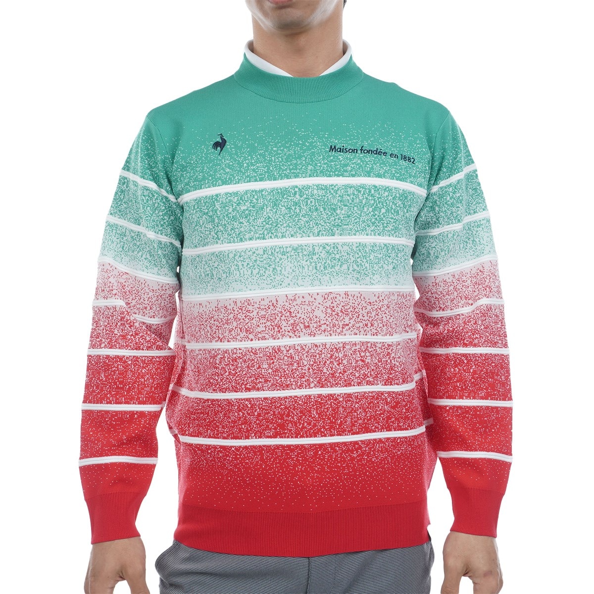 【美品】ルコック ゴルフ ニット セーター L le coq sportif golf ルコックスポルティフ ゴルフ - ニット