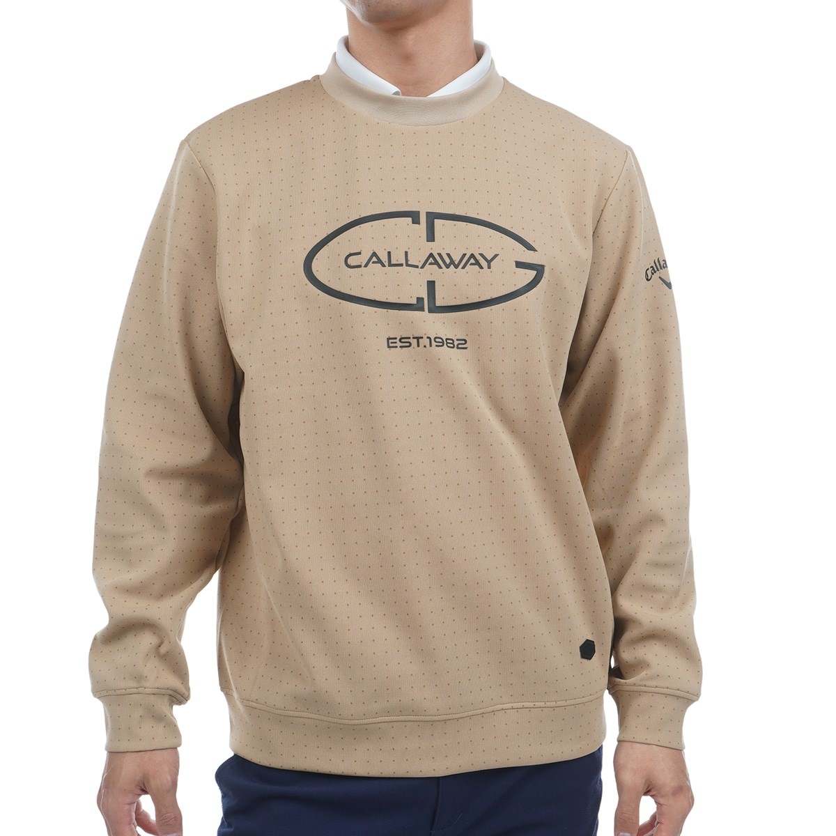 セール・アウトレット】ドットプリントスウェット(中間着(セーター