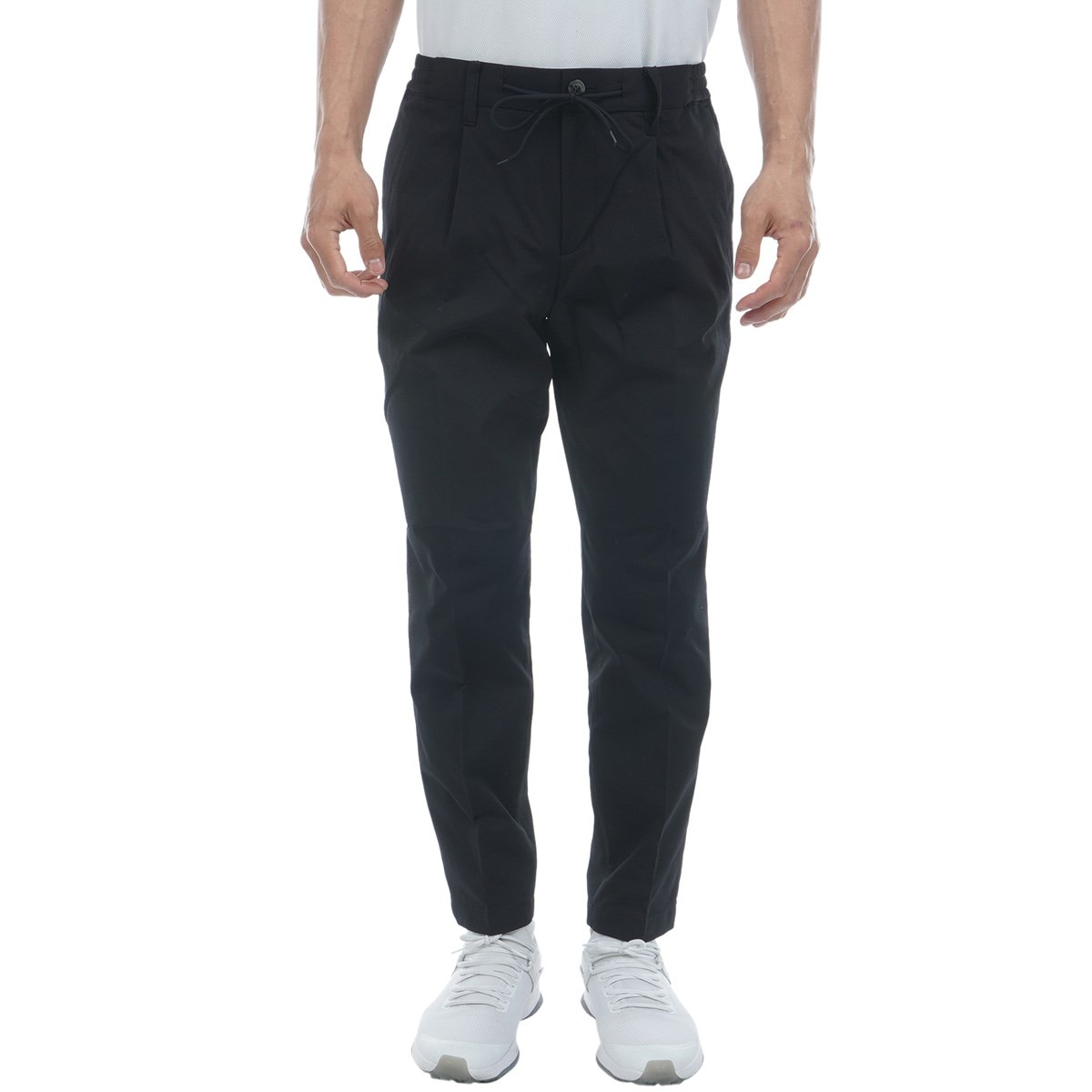 ストレッチ インレイリラックス ワンタックパンツ(ロングパンツ
