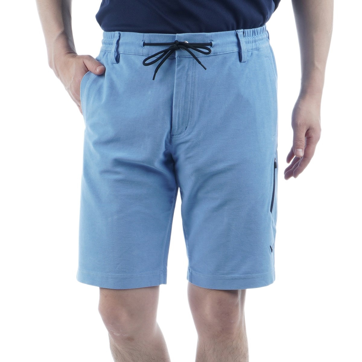 裏クール ストレッチ ニットツイルショートパンツ(ハーフパンツ
